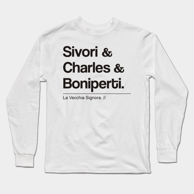 The Legends Of La Vecchia Signora IV Long Sleeve T-Shirt by MUVE